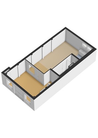 Plattegrond - Jan Nieuwenhuizenplein 15, 1135 WT Edam - Jan Nieuwenhuizenplein 15 - Begane grond - 3D.jpg